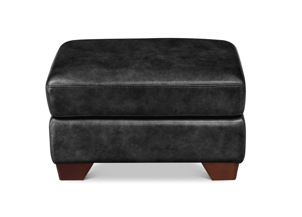 Marylynn Leather Ottoman