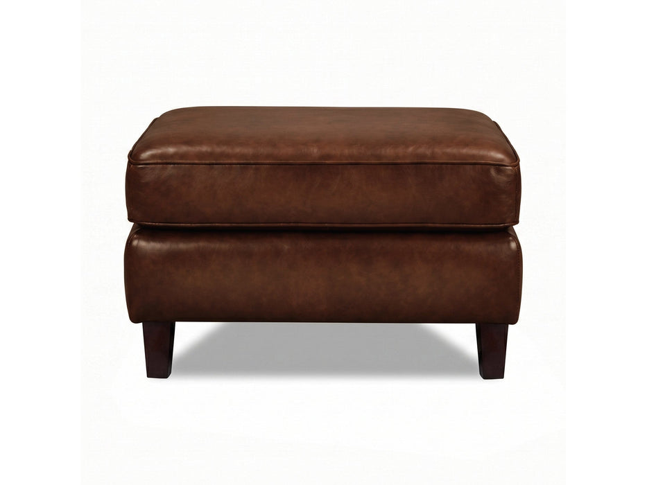 Laguna Leather Ottoman
