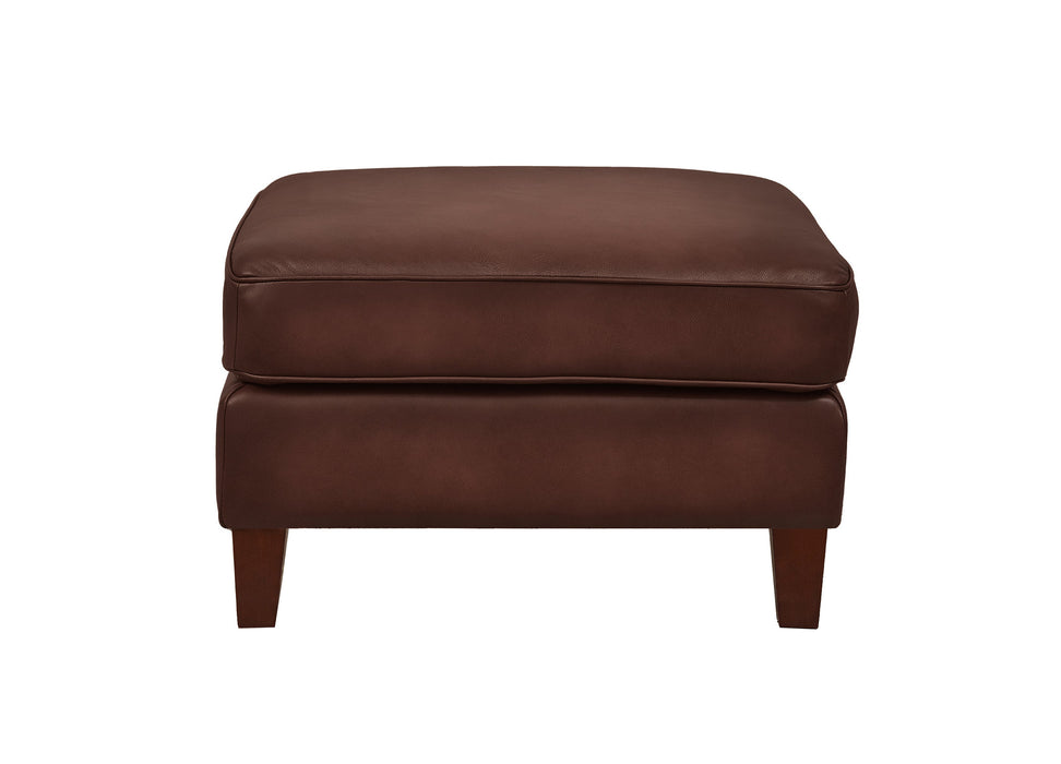 Ashby Leather Ottoman