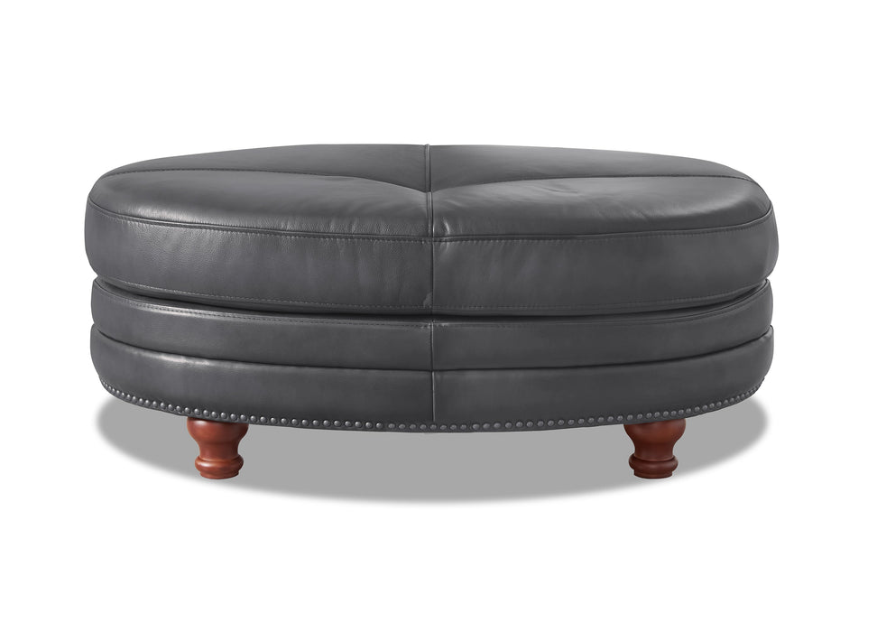 Belfast Leather Ottoman