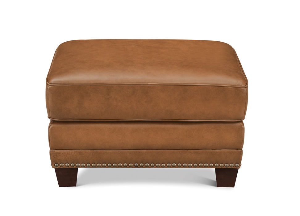 Cimmaron Leather Ottoman