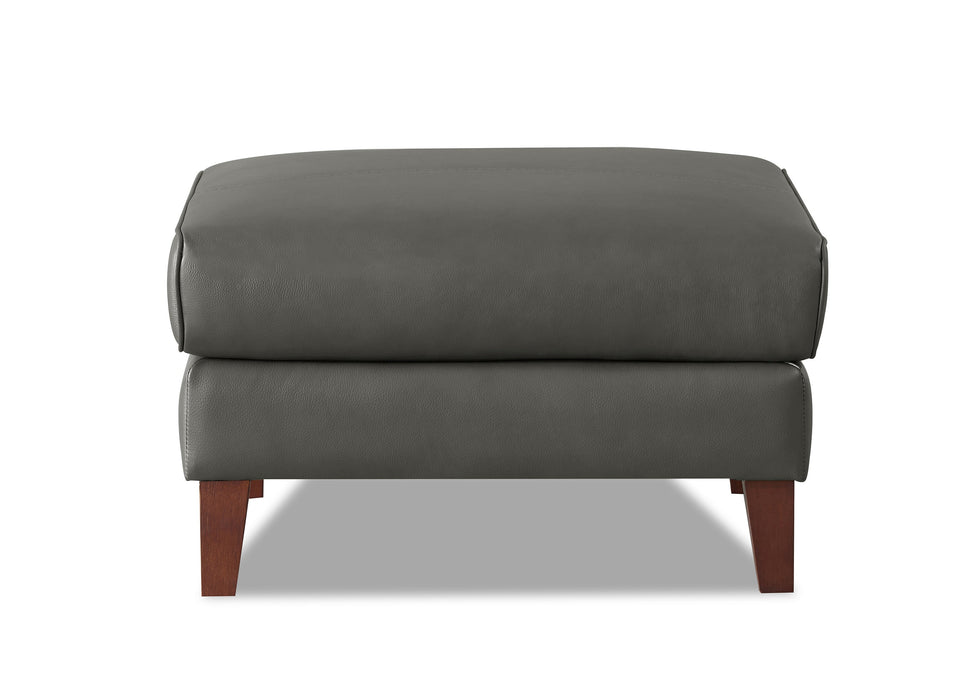Maui Leather Ottoman