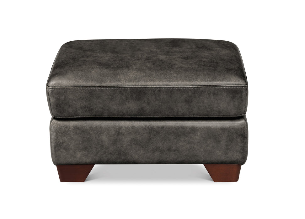 Marylynn Leather Ottoman