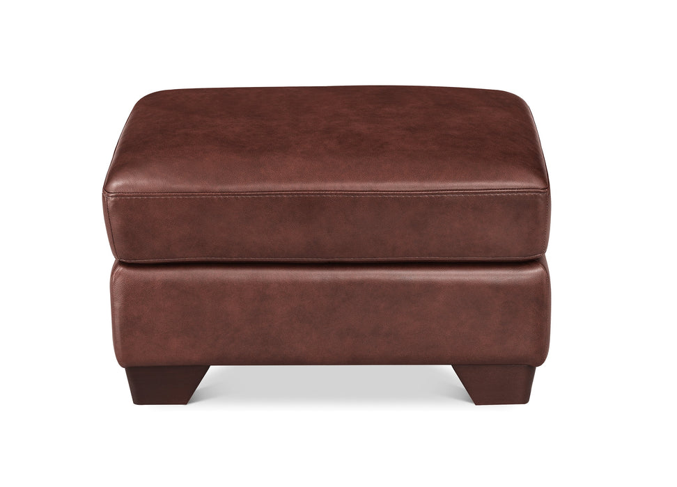 Marylynn Leather Ottoman
