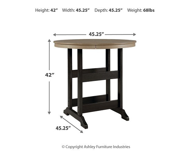Fairen Trail Bar Table - Abundant Home Collections