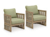Serena Shores Outdoor Lounge Chair (Set of 2) - Abundant Home Collections