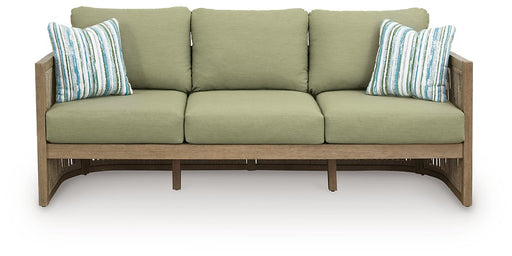 Serena Shores Outdoor Sofa with Cushion - Abundant Home Collections