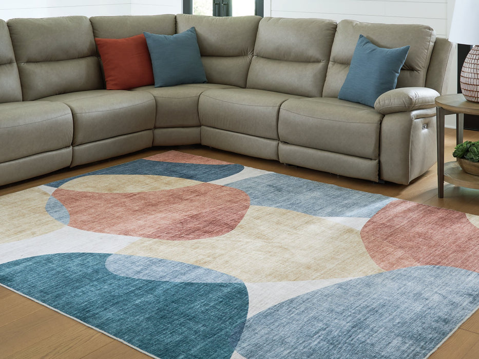 Chanleigh Washable 7'6" x 9'6" Area Rug - Abundant Home Collections