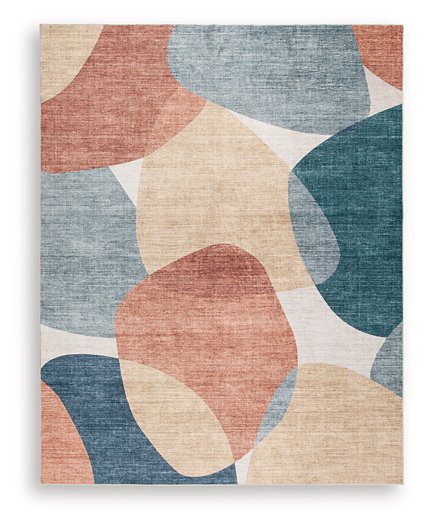 Chanleigh Washable 7'6" x 9'6" Area Rug - Abundant Home Collections