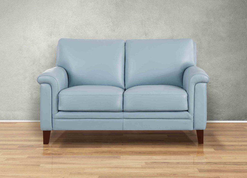 Westcott Leather Ottoman