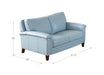 Westcott Leather Loveseat
