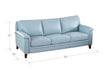Westcott Leather Ottoman