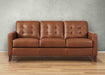 Aiden Leather Loveseat