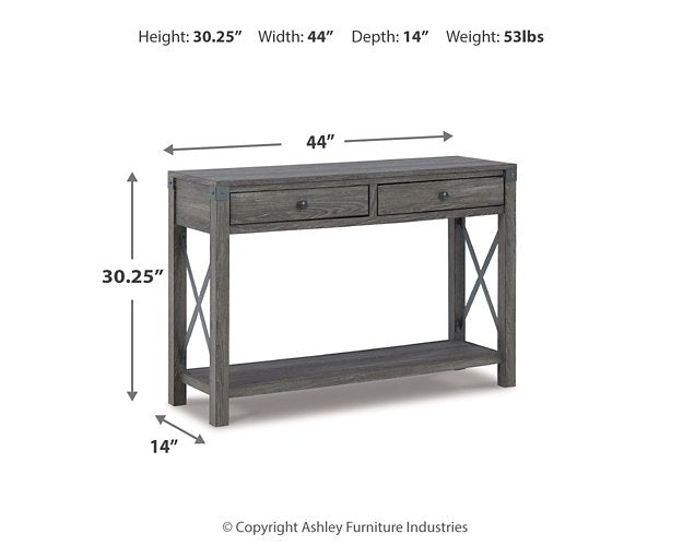 Freedan Sofa/Console Table - Abundant Home Collections