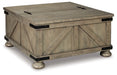 Aldwin Coffee Table With Storage - Abundant Home Collections