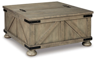 Aldwin Coffee Table With Storage - Abundant Home Collections