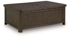 Breckington Coffee Table With Storage - Abundant Home Collections