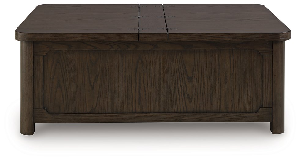 Breckington Coffee Table With Storage - Abundant Home Collections