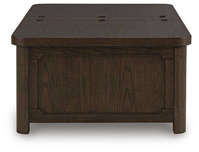 Breckington Coffee Table With Storage - Abundant Home Collections