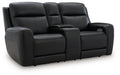 5Z-Comfort Power Reclining Loveseat with Console - Abundant Home Collections
