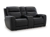 5Z-Relaxation Power Reclining Loveseat with Console - Abundant Home Collections