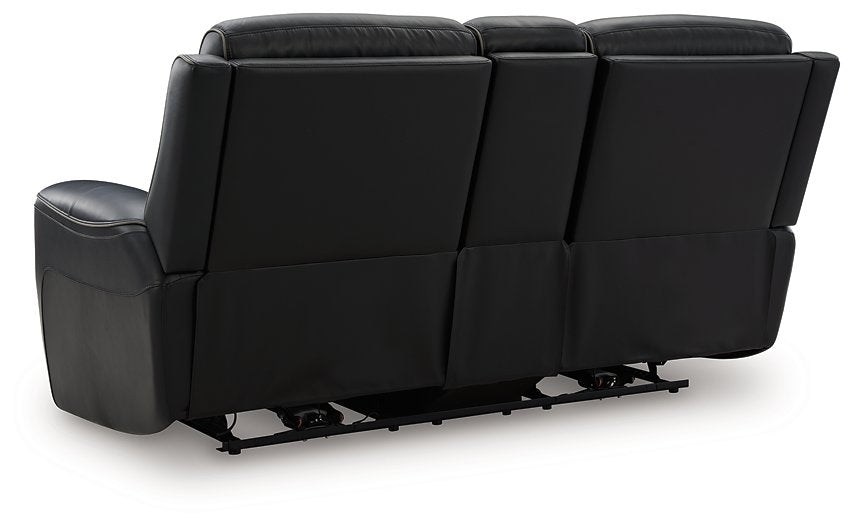5Z-Relaxation Power Reclining Loveseat with Console - Abundant Home Collections