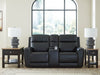 5Z-Comfort Power Reclining Loveseat with Console - Abundant Home Collections