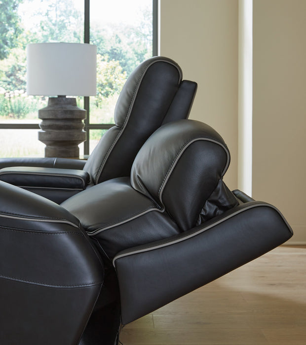 5Z-Comfort Power Reclining Loveseat with Console - Abundant Home Collections