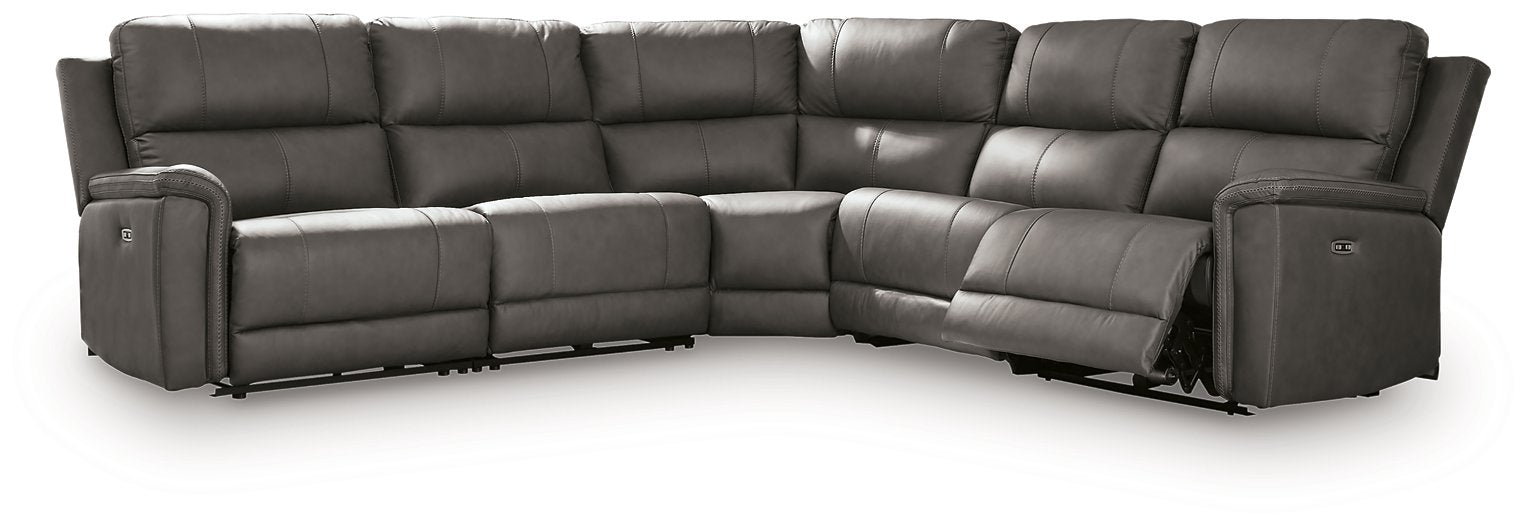 Bleckley Power Reclining Sectional - Abundant Home Collections