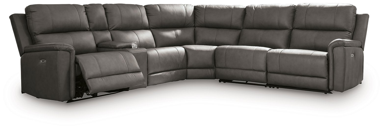 Bleckley Power Reclining Sectional - Abundant Home Collections