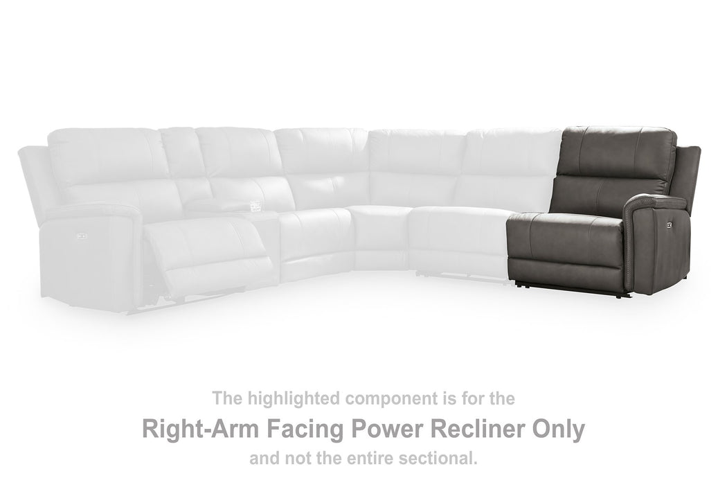 Bleckley Power Reclining Sectional - Abundant Home Collections
