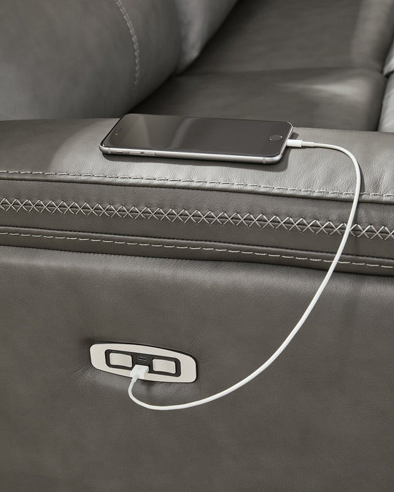 Bleckley Power Reclining Sectional - Abundant Home Collections