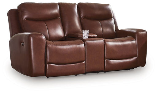 Next Move Power Reclining Loveseat with Console - Abundant Home Collections
