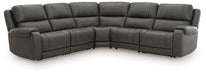 5Z - Pittson Power Reclining Sectional - Abundant Home Collections