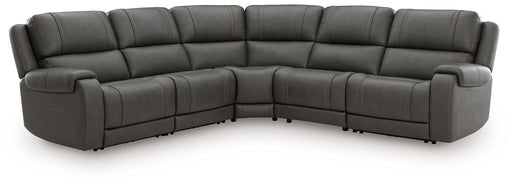 5Z - Pittson Power Reclining Sectional - Abundant Home Collections