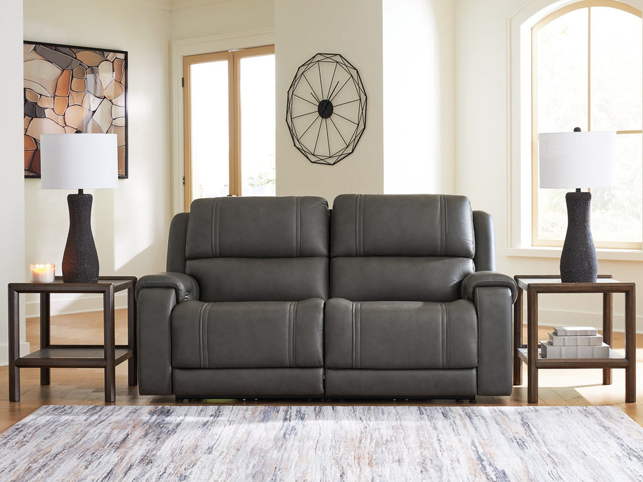 5Z - Pittson Power Reclining Sectional Loveseat - Abundant Home Collections
