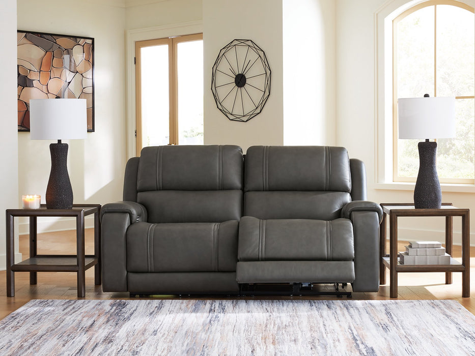 5Z - Pittson Power Reclining Sectional Loveseat - Abundant Home Collections