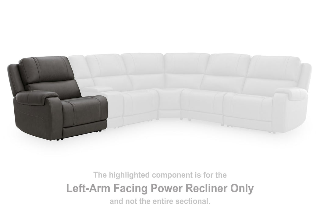 5Z - Pittson Power Sectional Reclining Sofa - Abundant Home Collections