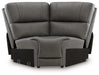 5Z - Pittson Power Reclining Sectional - Abundant Home Collections