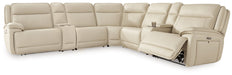Double Deal Reclining Sectional with 2 Consoles - Abundant Home Collections
