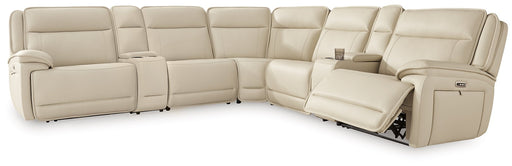 Double Deal Reclining Sectional with 2 Consoles - Abundant Home Collections