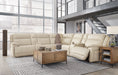 Double Deal Reclining Sectional with 2 Consoles - Abundant Home Collections