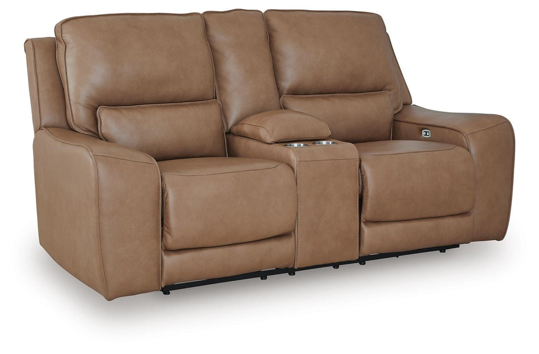 DeepWakes Power Reclining Loveseat with Console - Abundant Home Collections