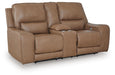 DeepWakes Power Reclining Loveseat with Console - Abundant Home Collections