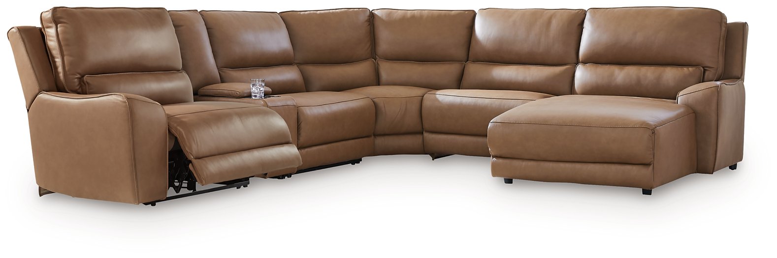 DeepWakes Power Reclining Sectional with Chaise - Abundant Home Collections