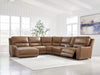 DeepWakes Power Reclining Sectional with Chaise - Abundant Home Collections
