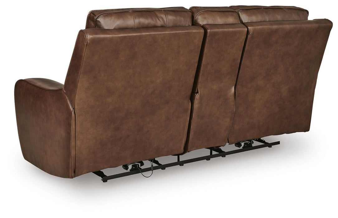 DeepWakes Power Reclining Loveseat with Console - Abundant Home Collections