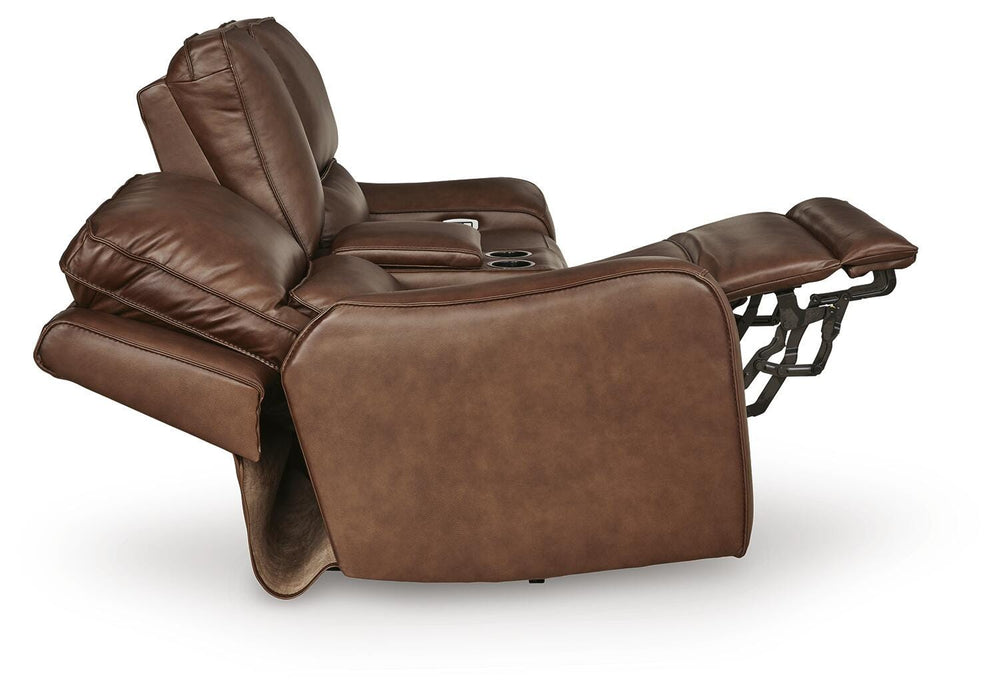 DeepWakes Power Reclining Loveseat with Console - Abundant Home Collections