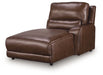 DeepWakes Power Reclining Sectional with Chaise - Abundant Home Collections