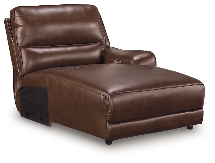 DeepWakes Power Reclining Sectional with Chaise - Abundant Home Collections